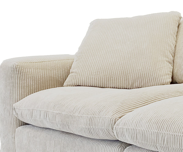 Nord komfort Lazy Sofa - Soft - 226 cm. - 389 Ribcord Stof