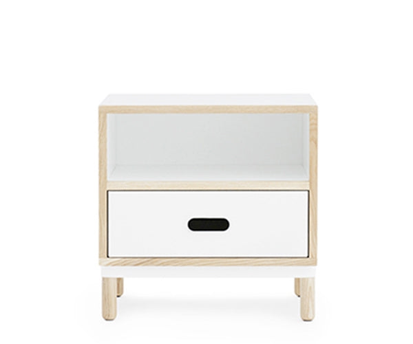 Normann Copenhagen Kabino Sengebord M. 1 Skuffe - Hvid