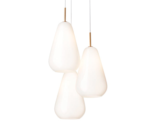 Nuura Anoli 3 - opal white / nordic gold