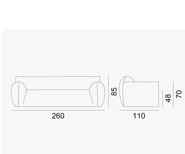 Gervasoni Nuvola 12 Sofa - 3D Stof