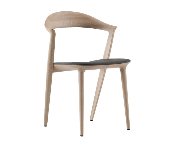 Artisan Addo Chair - Eg - Sort Zenith Læder