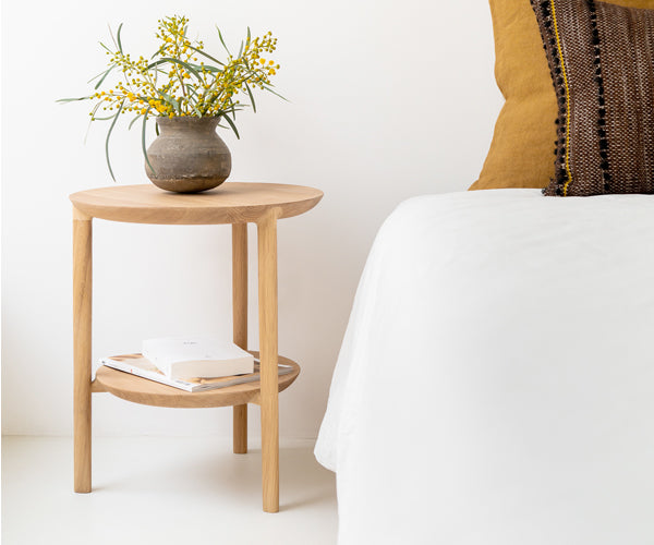 Ethnicraft Oak Bok Side Table