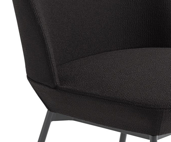 Muuto Oslo Side Chair - Ocean 3/Anthracite Black