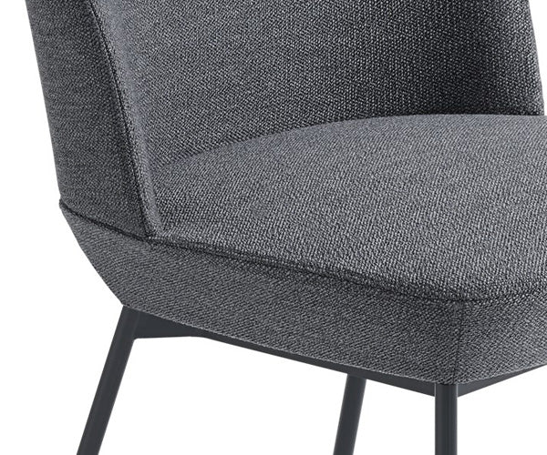 Muuto Oslo Side Chair - Ocean 80/Anthracite Black