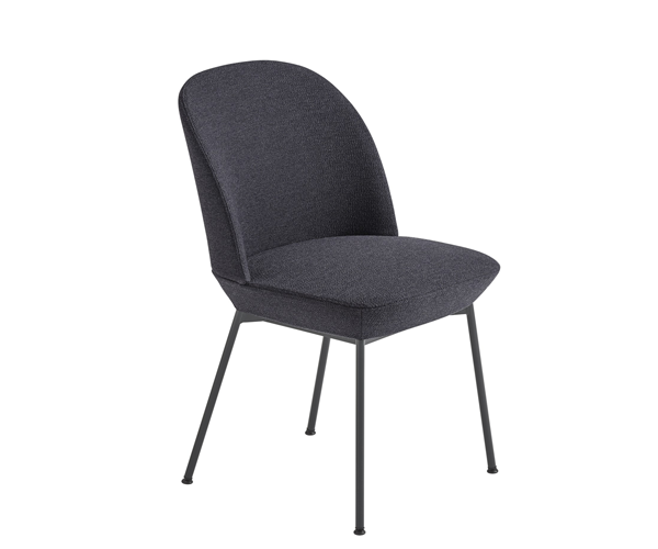 Muuto Oslo Side Chair - Ocean 601/Anthracite Black