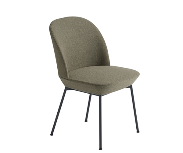 Muuto Oslo Side Chair - Ocean 21/Anthracite Black