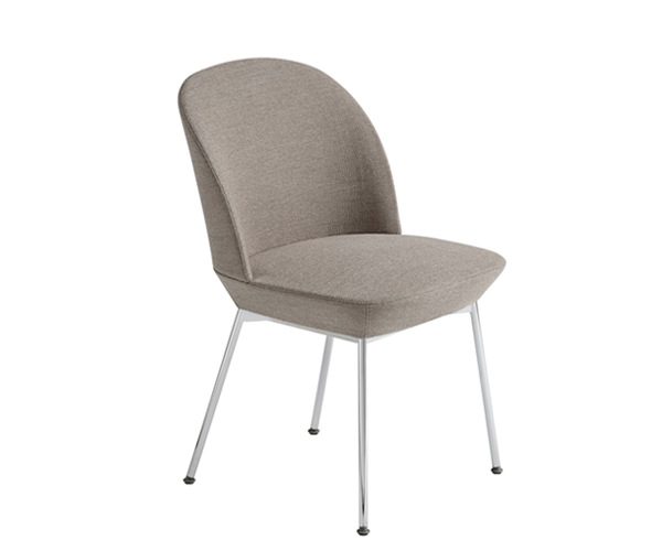 Muuto Oslo Side Chair - Ocean 32/Chrome