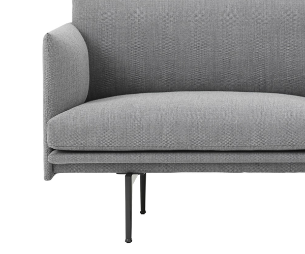 Muuto Outline Sofa - 2-pers. - Fiord 151