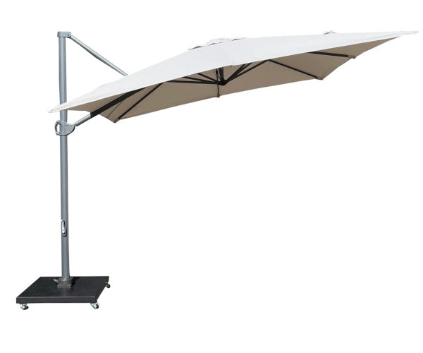 Royal Teak Royal Hængeparasol - 3x3 - Light Grey