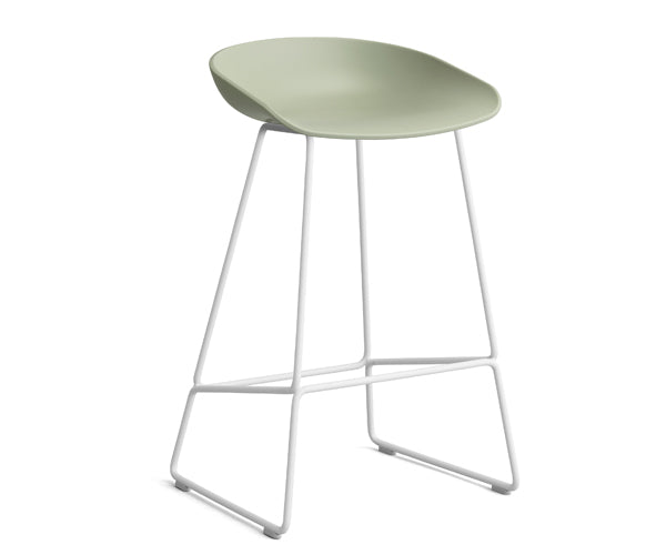 HAY About a Stool (AAS 38) - Pastel Green - Hvid Stål