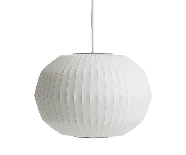 HAY Nelson Angled Sphere Bubble Pendant - Small - Off-White