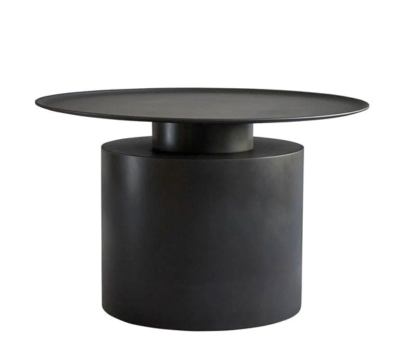 101 CPH Pillar Low Coffee Table - Burned Black