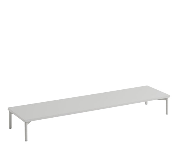 Muuto Stacked Podium - Tube Base - 131cm - Grå-Grå