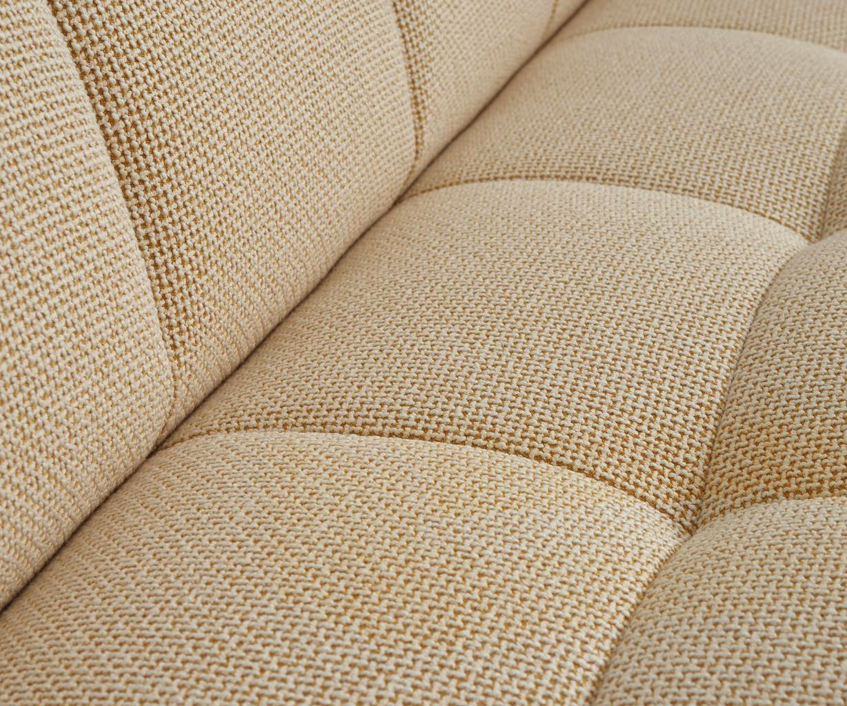 HAY Quilton Lift 2 Personers Sofa - Eg - Artaglia Stof - Ocre white 857