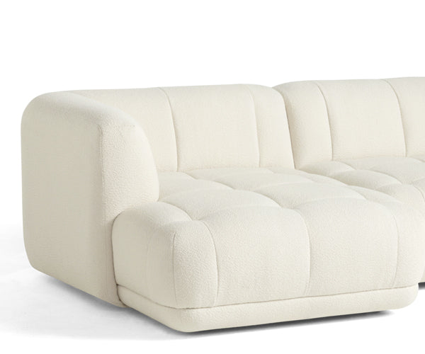 HAY Quilton Sofa - Combination 19 - Flamiber Cream A5