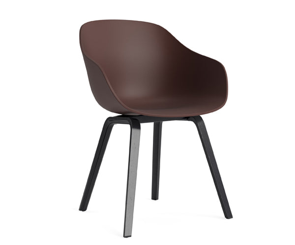 HAY About A Chair (AAC222) - Raisin - Black Oak