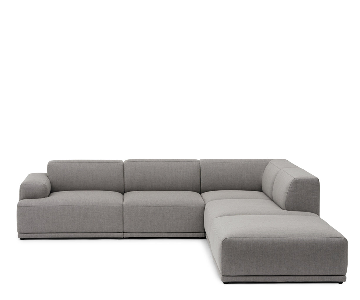 Muuto Connect Soft Sofa - Corner Configuration 2 - Rewool 128