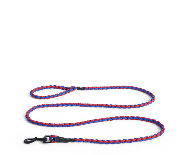 HAY Dogs Leash - Braided - Red-Blue