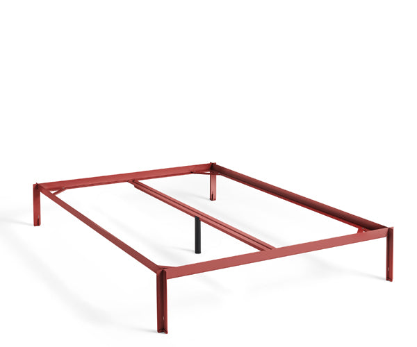 HAY Connect Sengeramme - Connect Bed - Maroon Red - 140x200cm