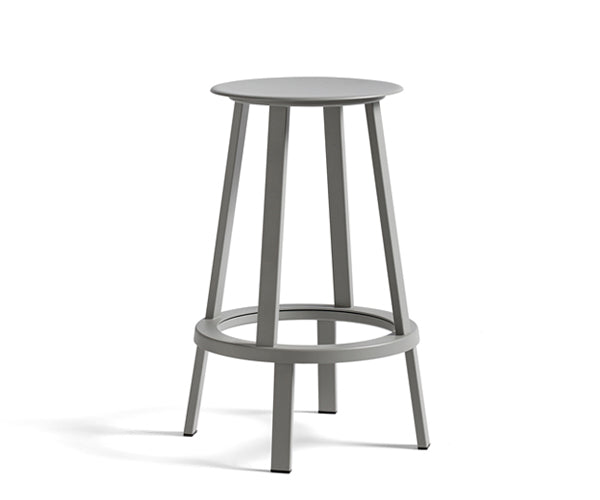 HAY - Revolver Bar Stool - 65cm - Sky Grey