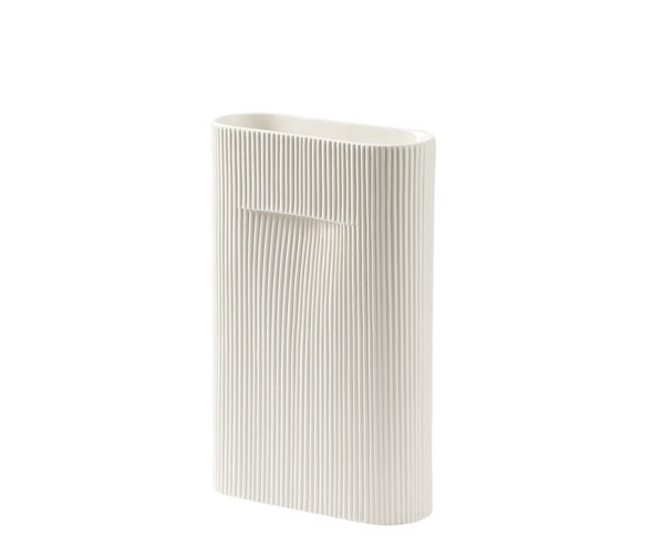 Muuto Ridge Vase - Off-White - Small