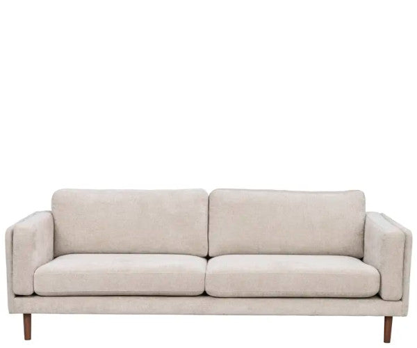 Rowico Home Braden sofa - Greg lys beige / brunlakeret eg - 216 cm