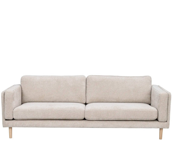 Rowico Home Braden sofa - Greg lys beige / hvidpigmenteret eg - 216 cm