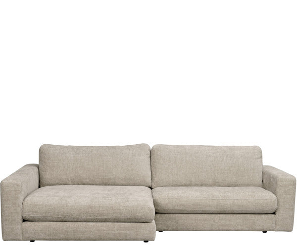 Rowico Home Duncan sofa - Robin grå beige - venstrevendt chaiselong - 258 cm