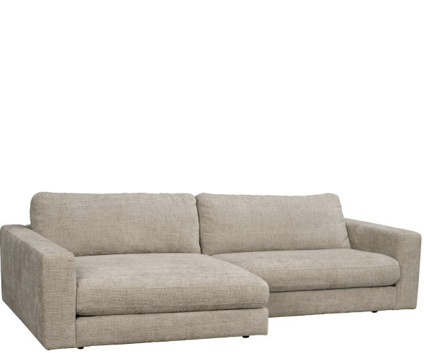 Rowico Home Duncan sofa - Robin grå beige - venstrevendt chaiselong - 258 cm