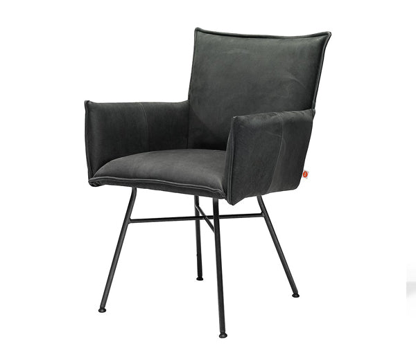 Jess Design Sanne Dining Arm Chair - Aurula Black