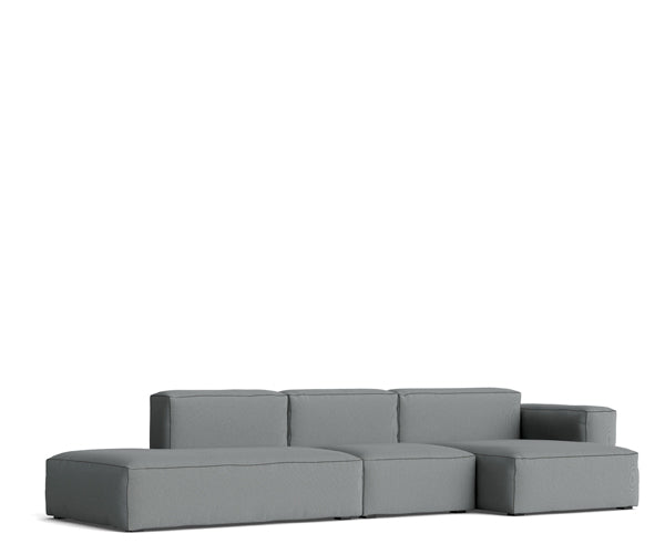 HAY Mags Soft Sofa - Low Arm - 3 Pers. Combi 4 - Steelcut Trio 153