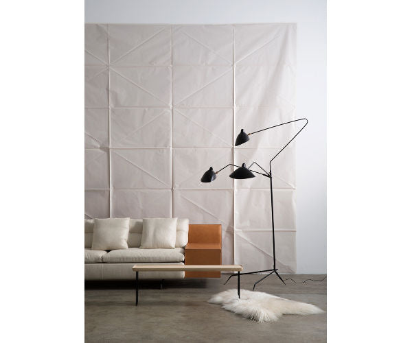 Serge Mouille Standing Lamp 3 Rotating Arms - L3B