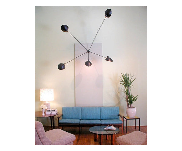 Serge Mouille wall Lamp 5 Spider