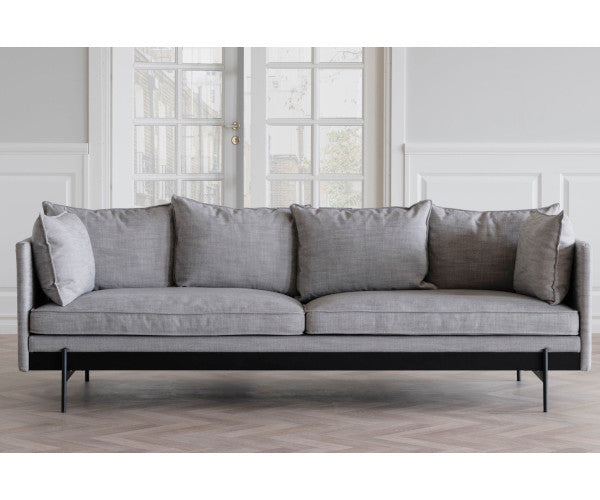 Rowico Home Shelton sofa - 218 - grå - sort ask