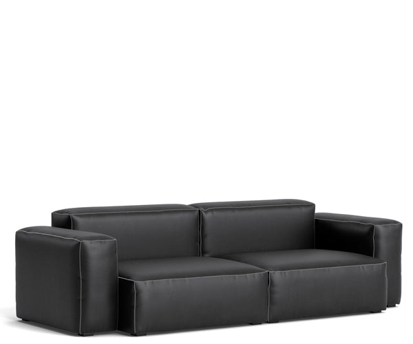 HAY Mags Soft Sofa - Low Arm - 2.5 Pers. - Sort Sense Læder