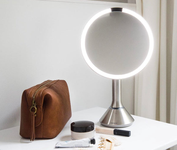 simplehuman sensor makeup spejl - børstet stål