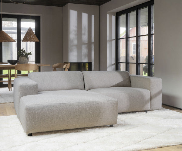 Rowico Home Willard sofa - Alice lys beige - venstrevendt chaiselong - 234 cm