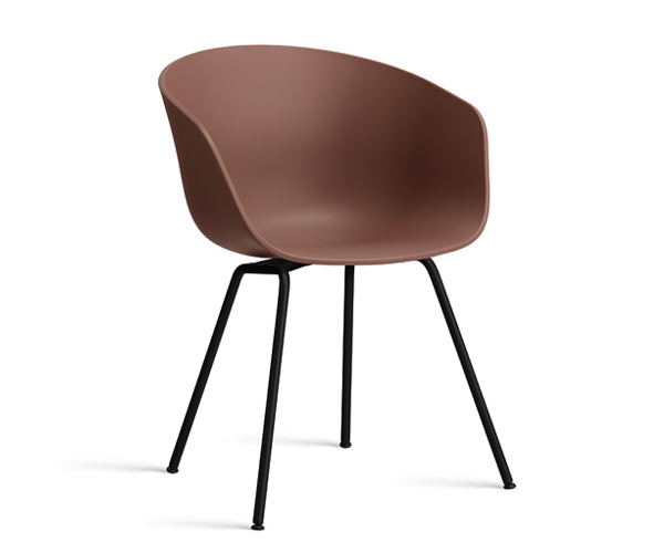 HAY About A Chair (AAC26) Black - Soft Brick