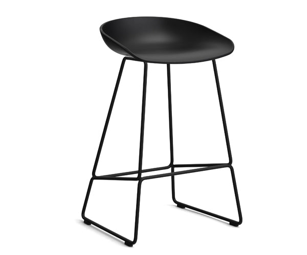 HAY About a Stool (AAS 38) - Sort - Sort Stål - H:65cm