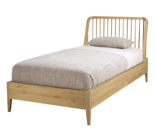 Ethnicraft Oak Spindle Bed - 90x200cm