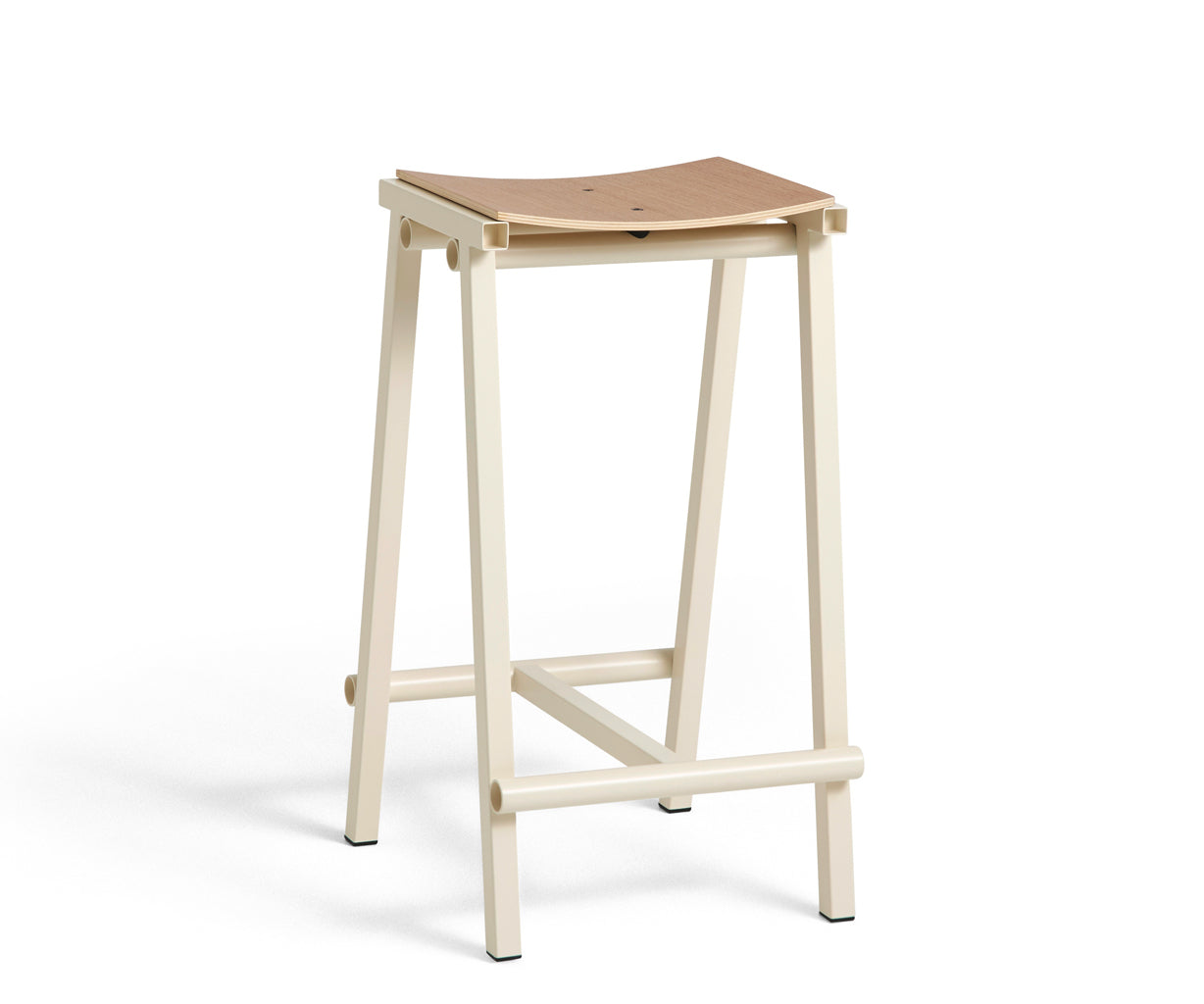 HAY Taburete 8 Bar Stool - Eggshell - H65