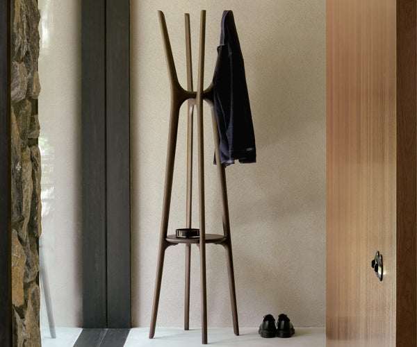 Ethnicraft PI Coat Stand - Mahogny Dark Brown