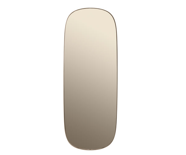 Muuto Framed Mirror - Spejl - Stor - Taupe Taupe