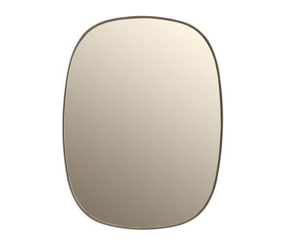 Muuto Framed Mirror - Spejl - Lille - Taupe Taupe