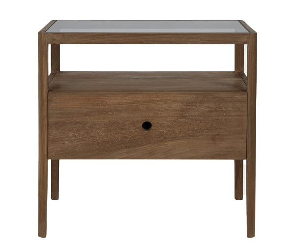 Ethnicraft Teak Spindle Bedside Table