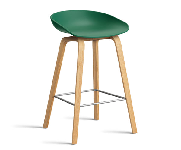 HAY About a Stool (AAS 32) Eg Matlak - Stål Hviler - H:65cm - Teal Green