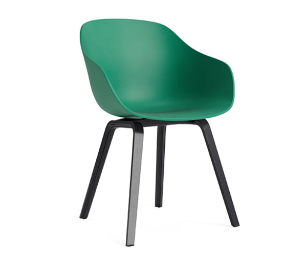 HAY About A Chair (AAC222) - Teal Green - Black Oak