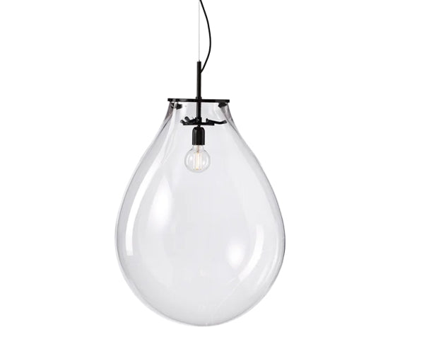 Bomma Tim Pendel Lampe - Large (700) - Clear-Black