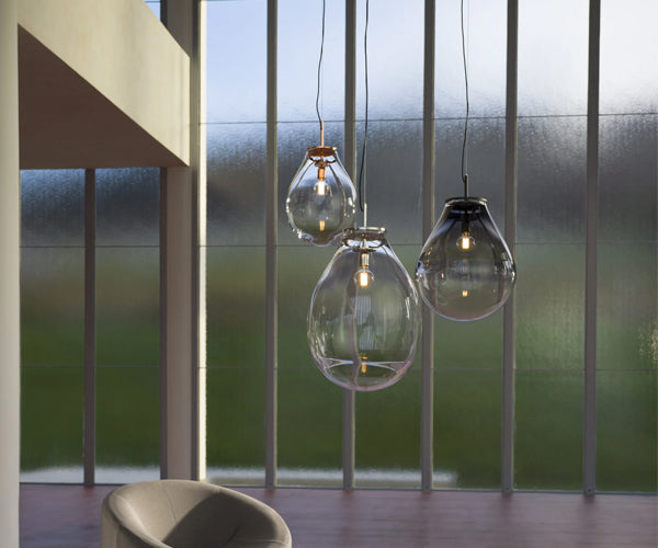 Bomma Tim Pendel Lampe - Large (700) - Clear-Silver