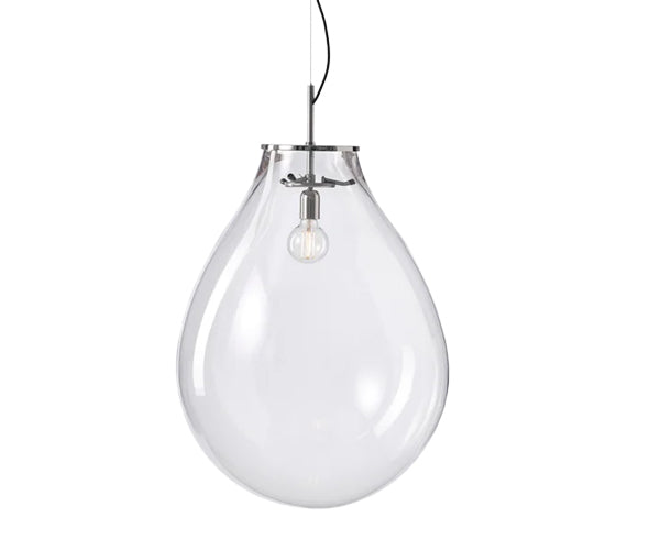 Bomma Tim Pendel Lampe - Large (700) - Clear-Silver